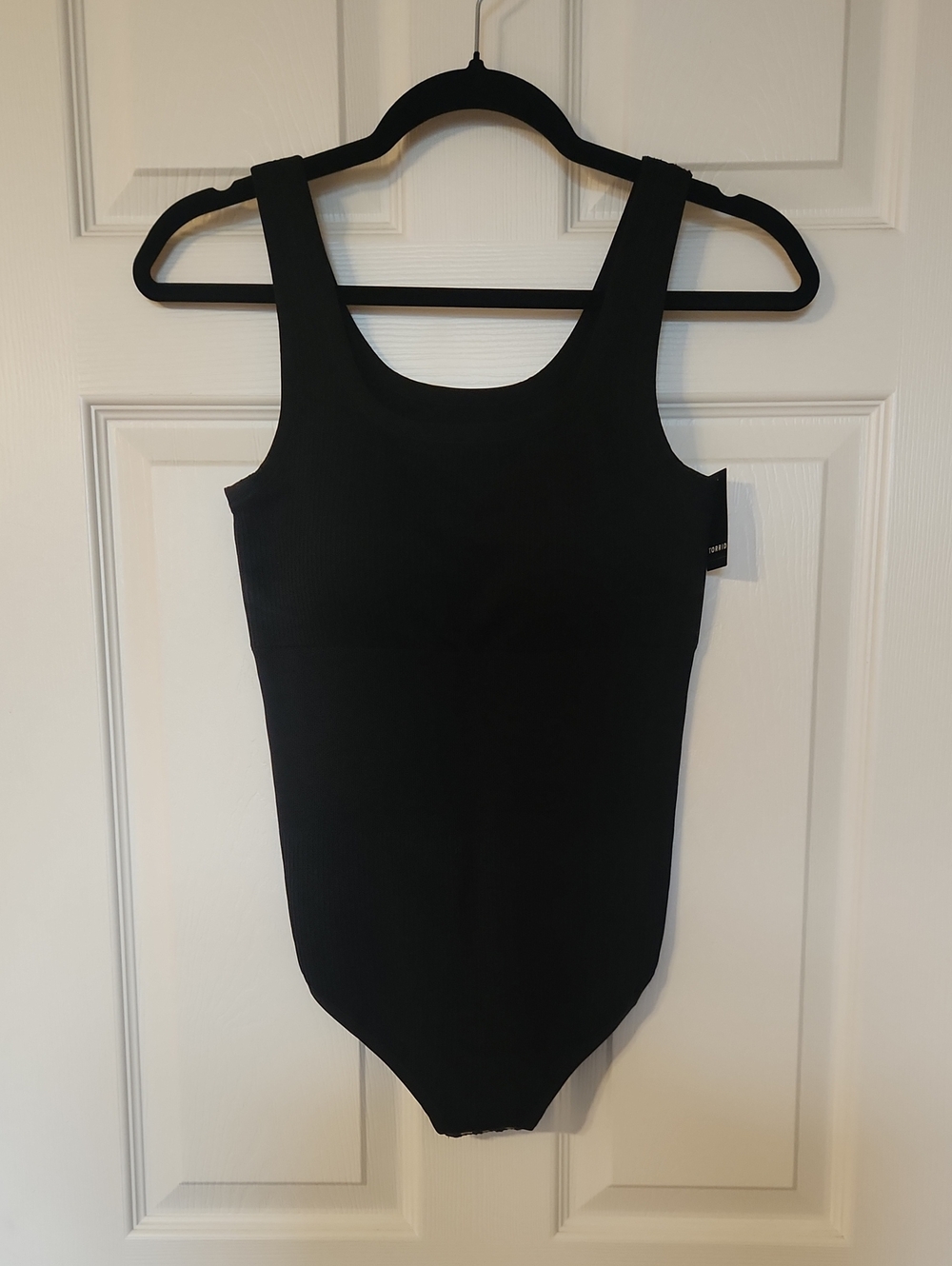 torrid Black Scoop Neck One-Piece Bodysuit